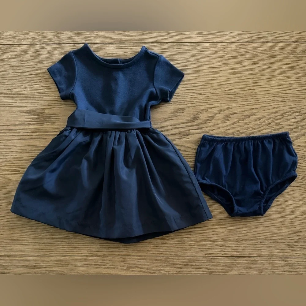 Ralph Lauren Classic Navy Kids Dress